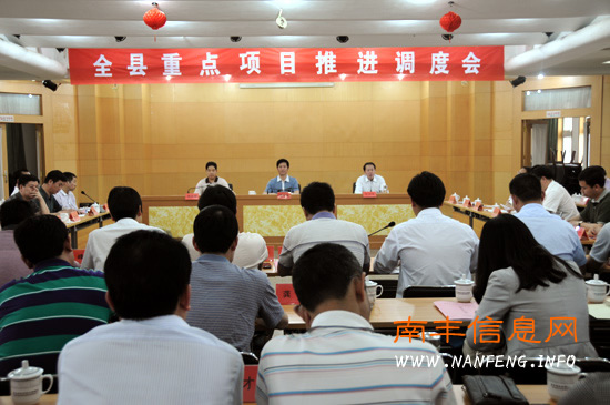 南丰县四套班子领导视察全县重点项目建设