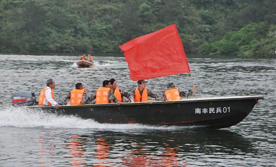 南丰闻“汛”而动 举行抗洪抢险演练