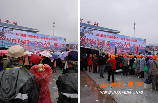 中国·南丰“万人采桔”游启动