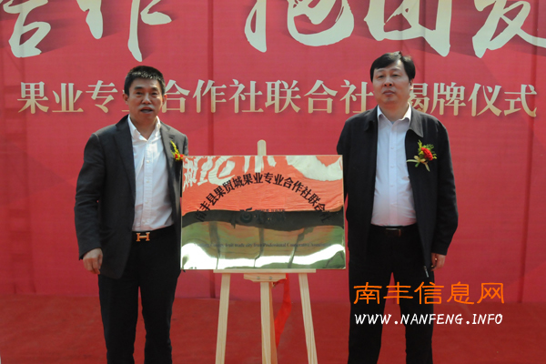 南丰果贸城果业合作联社成立 合作社“抱团”闯市场