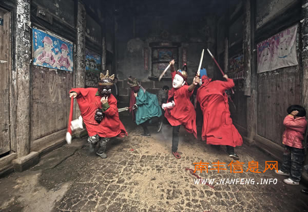元宵来南丰观傩舞圆傩 附主要傩班圆傩时间安排
