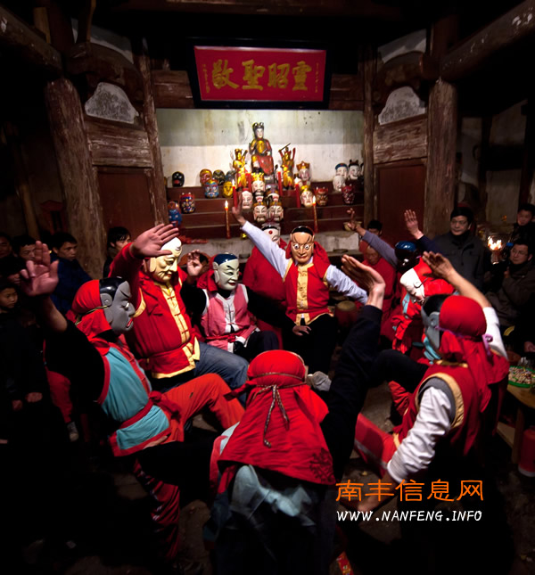 元宵来南丰观傩舞圆傩 附主要傩班圆傩时间安排