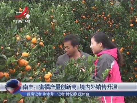[视频]南丰蜜橘产量创新高 境内外销售升温
