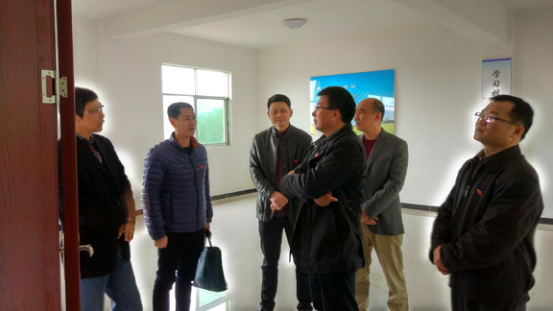 抚州市领导调研南丰“桔都新航驿站”基地工作